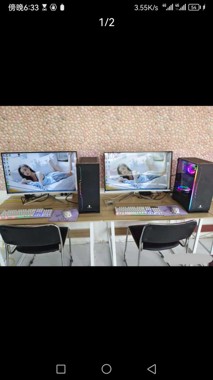 转让台式电脑2台，桌子也可以一起带走